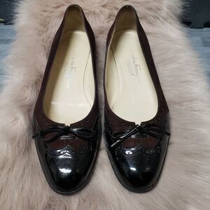 Salvatore Ferragamo Boutique wing tip flats